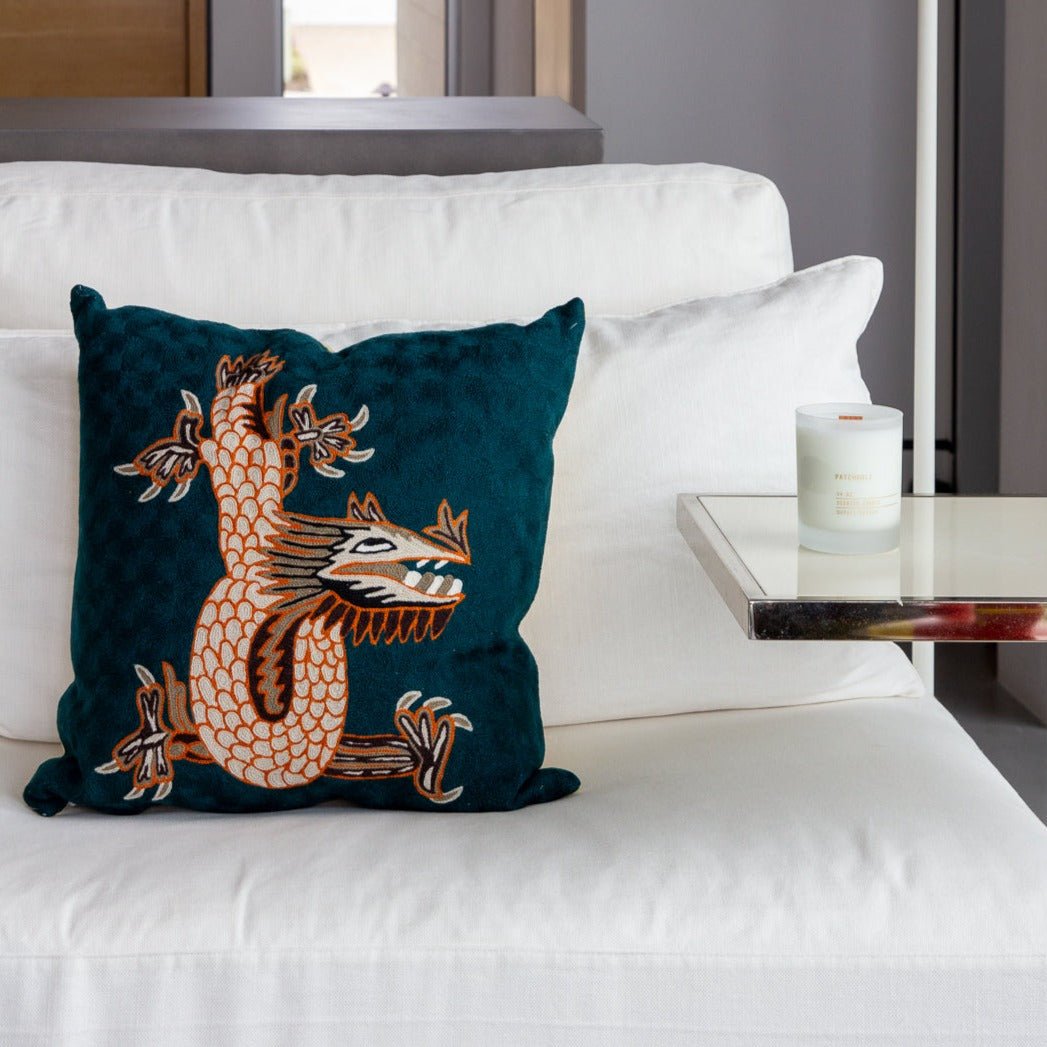 Bowie Pillow Lindell & Co Turquoise