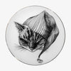 Decorative Plate Sleepy Cat - 0