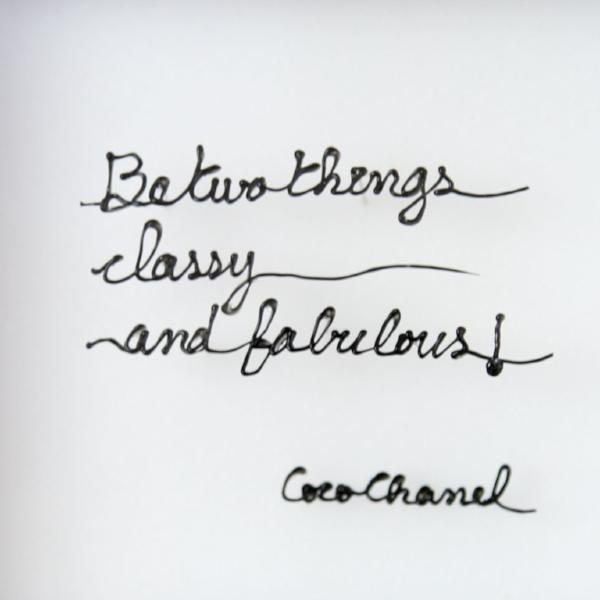 Coco Chanel Decor / Coco Chanel Quotes / Self-empowerment 